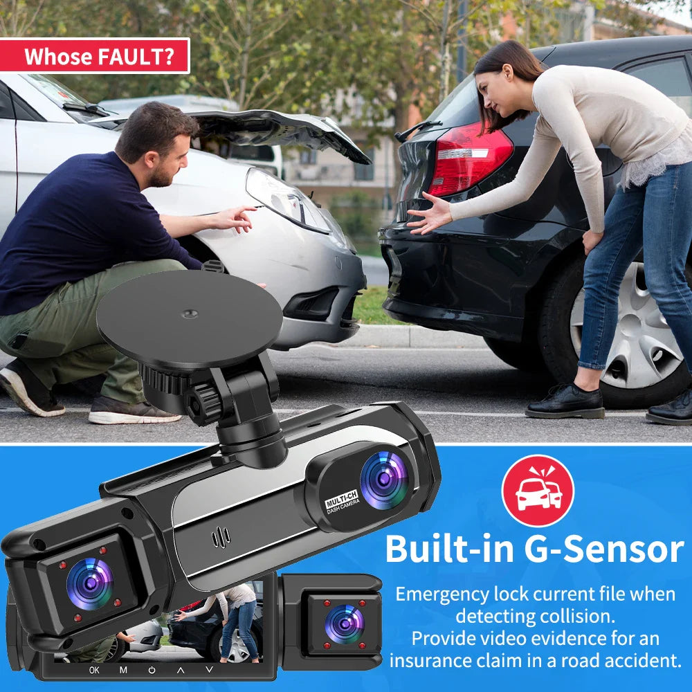 Smart Dash Cam with Wi-Fi